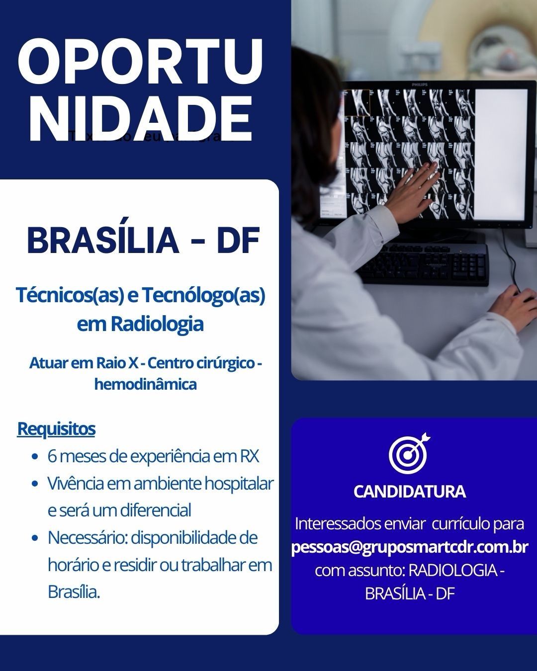 Técnicos(as) e Tecnólogo(as) em Radiologia