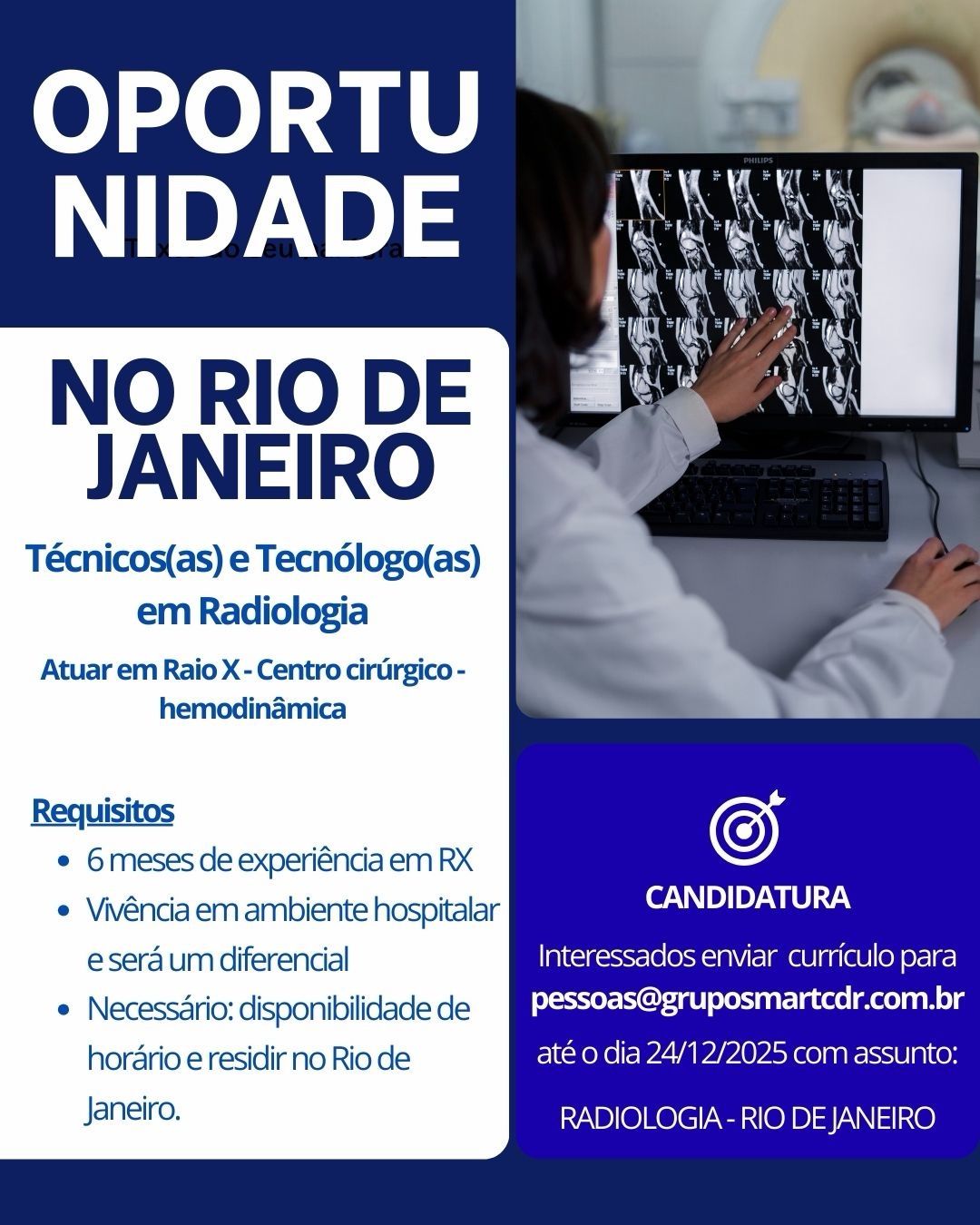 Técnicos(as) e Tecnólogo(as) em Radiologia